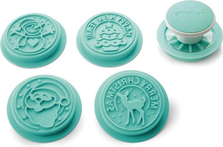 Produktbild Silikomart Xmas Stamp Set 4 Silicone Mould