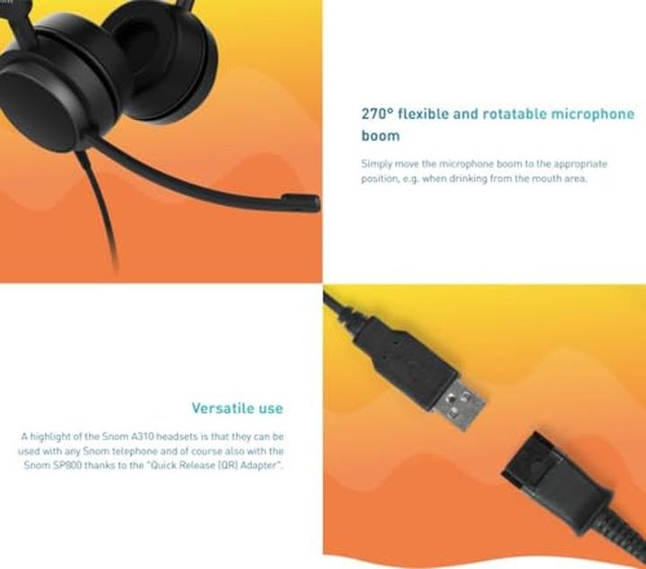 Produktbild Snom A310D Headset (Kabelgebunden, USB-A)