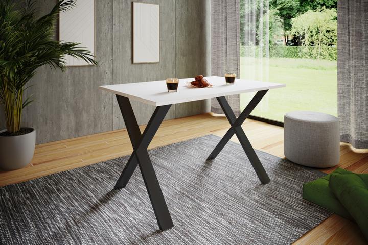 Produktbild VCM Premium Esszimmertisch Holztisch Esstisch Tisch "Xona X" (80 x 80 x 76 cm)