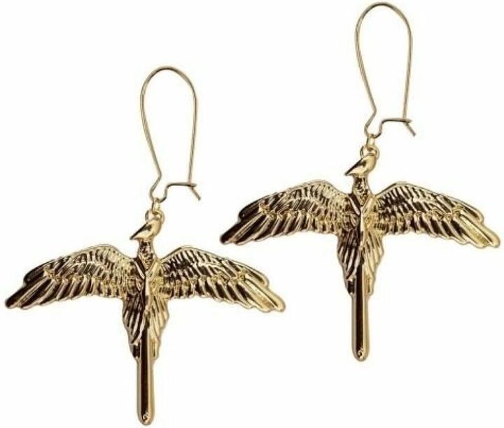 Image du produit Cinereplicas Harry Potter boucles d'oreille Fawkes (Laiton)