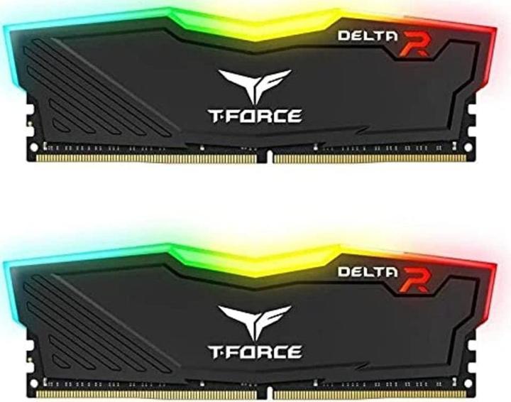 Image du produit Team Group Atmintis T-Force Delta RGB, DDR4, 16 Go, 3200MHz, CL16 (TF3D416G3200HC16FDC01) (2 x 8GB, 3200 MHz, RAM DDR4, DIMM)