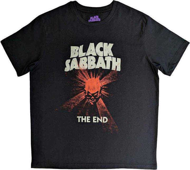 Black Sabbath The End Skull Shine Mens