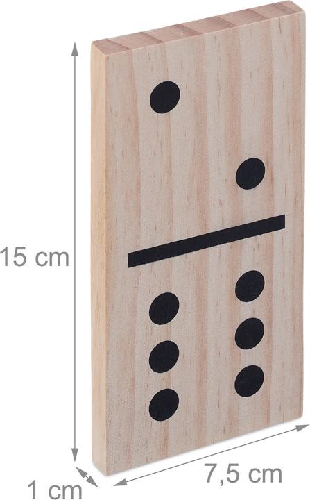 Actual product image Relaxdays XXL Domino