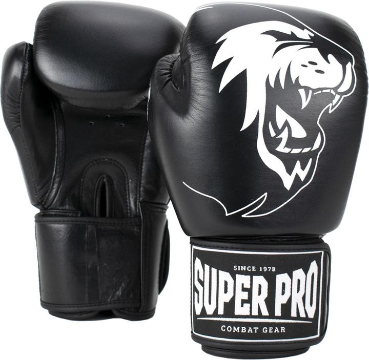 Produktbild Super Pro Combat Gear Warrior Leder Boxhandschuhe (14 OZ, L)