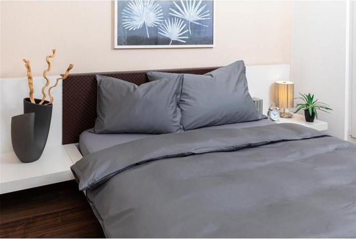 Image du produit Cocon Housse de couette en percale 200 x 210 cm, graphite (Housse de couette, 200 x 210 cm)