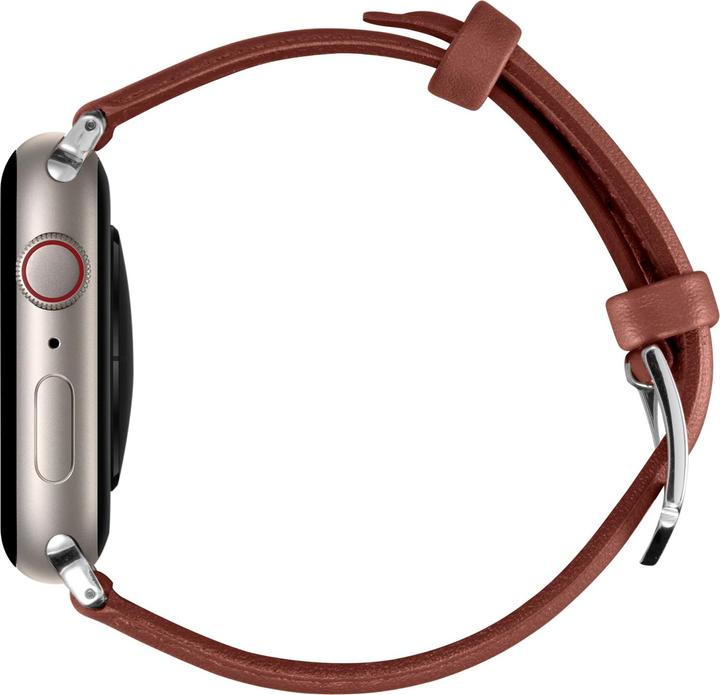 Immagine prodotto Spigen Kajuk Cinturino in pelle per Apple Watch 4/5/6/7/8 / SE 40/41 mm marrone (38 mm, 40 mm, 41 mm, Vera pelle)