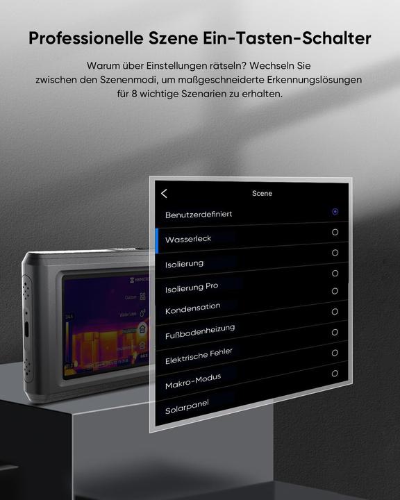 Actual product image Hikmicro HM-TP42-3AQF/W-Pocket2 Thermal imaging camera -20 to 400 °C 25 Hz WiFi