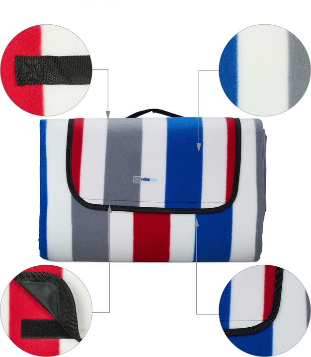 Immagine prodotto Relaxdays Coperta da picnic