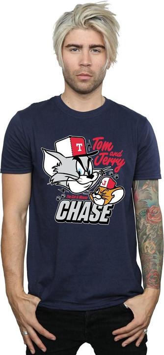 Immagine prodotto Tom & Jerry Cat & Mouse Chase Maglietta Uomo (L)