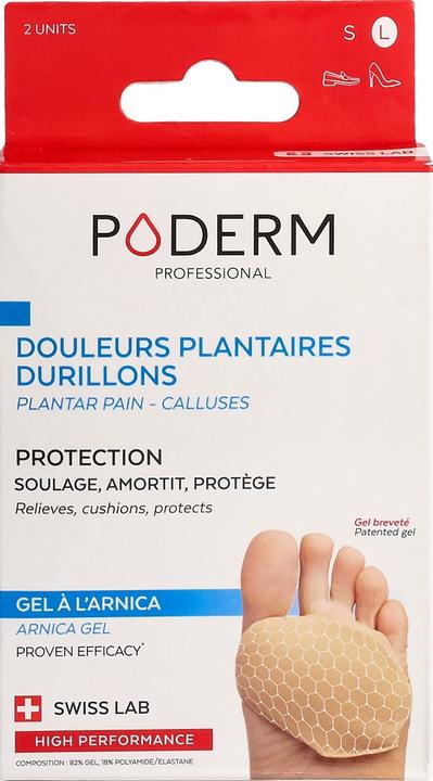 Actual product image Poderm Protective pads for foot sole pain/calluses (Decompression, 198 ml)