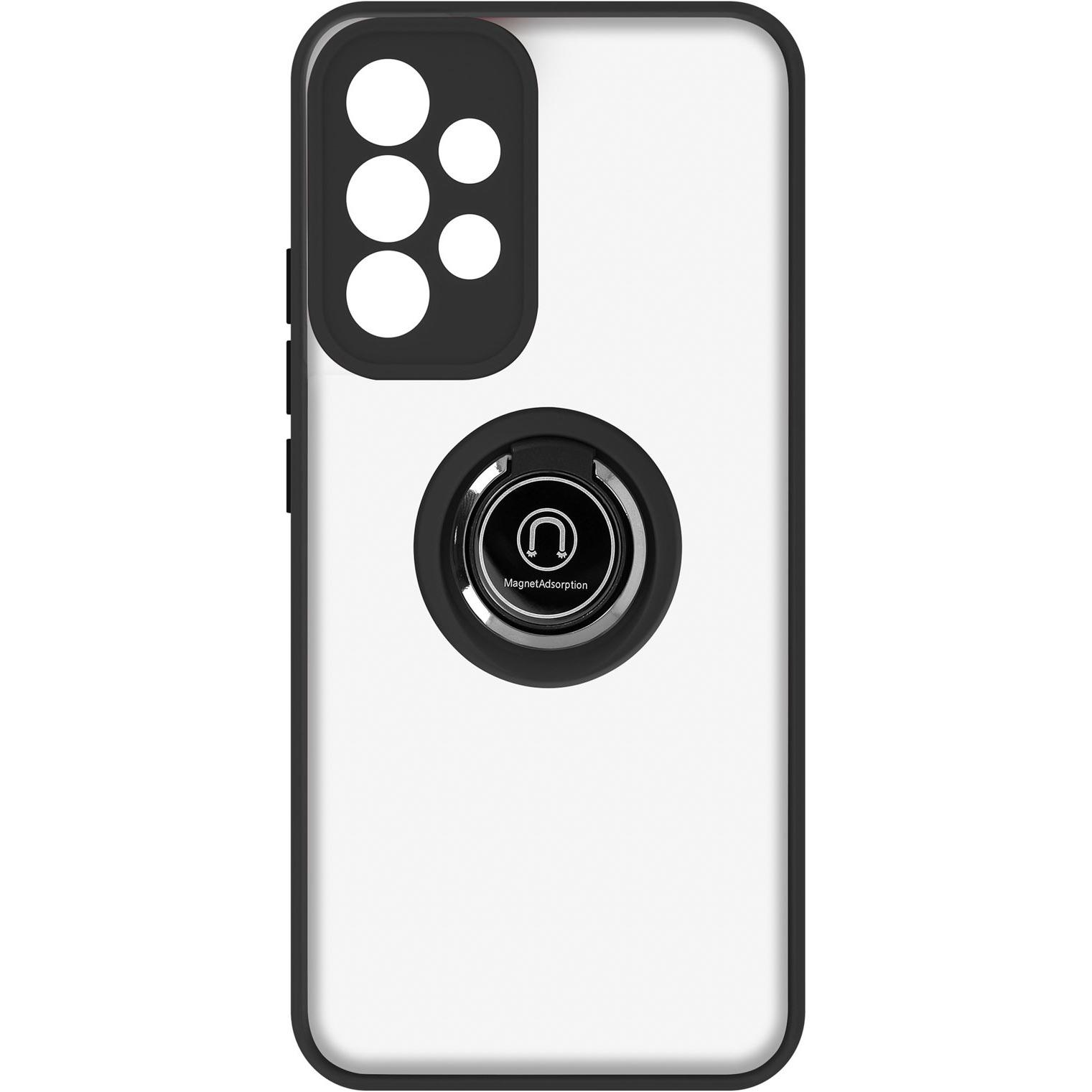 Thumbnail - Avizar Handyhülle mit Ring-Halterung Series (Samsung Galaxy A53 5G), Smartphone Hülle, Schwarz