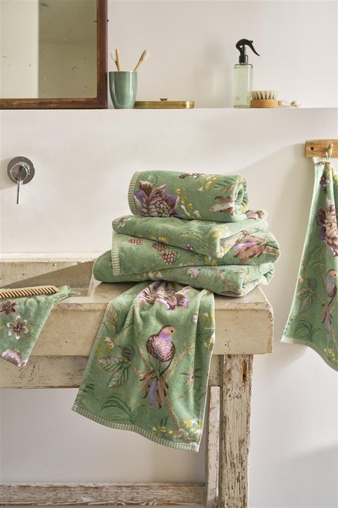Produktbild PIP Studio Secret Garden Waschhandschuh green 16x22cm (1 Stück)
