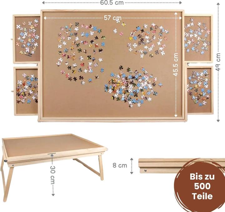 Immagine prodotto Hermex Tavolo da gioco con striscia LED ed elementi estraibili