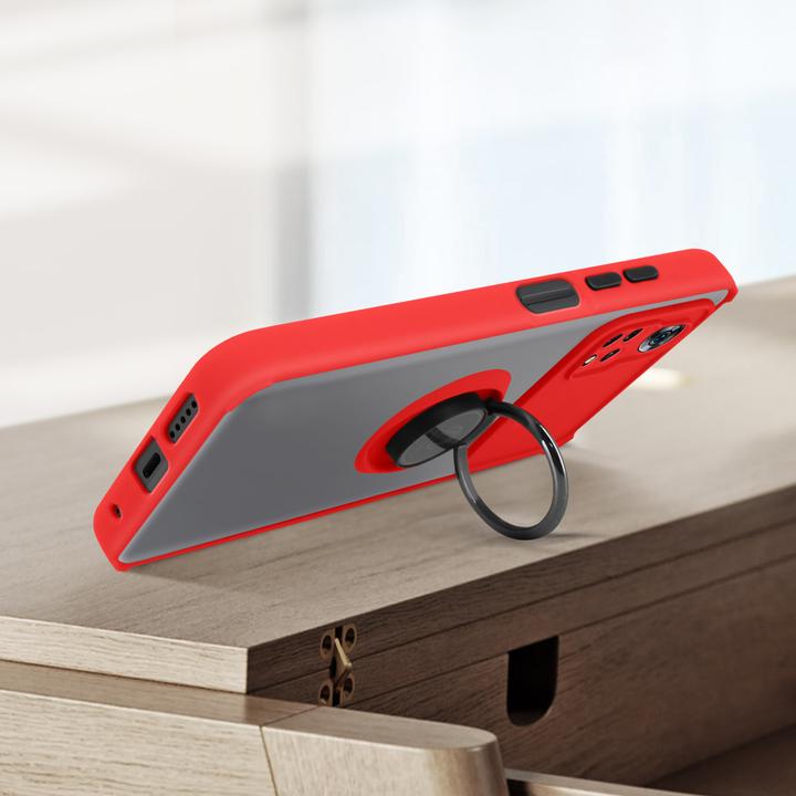 Image du produit Avizar Étui pour téléphone portable avec support pour anneau Series (Xiaomi Poco M4 Pro)