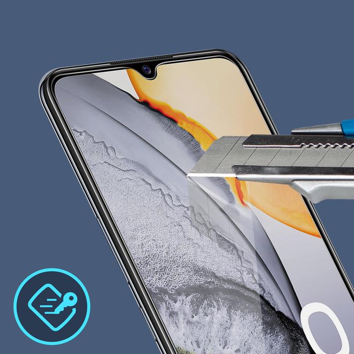 Actual product image Avizar Crystal clear film, glass screen protector (1 pcs., Vivo Y70)