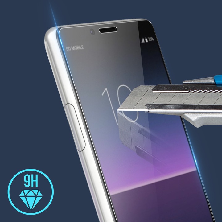 Produktbild Avizar Kristallklare Folie, Glas-Displayschutz (1 Stück, Sony Xperia 10 II)