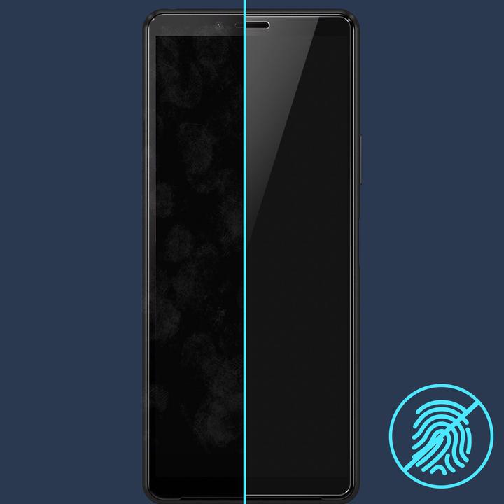 Actual product image Avizar Crystal clear film, glass screen protector (1 Piece, Sony Xperia 10 II)