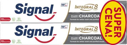 Image du produit Signal Toothpaste I8 Charcoal 2x75ml - Duopack