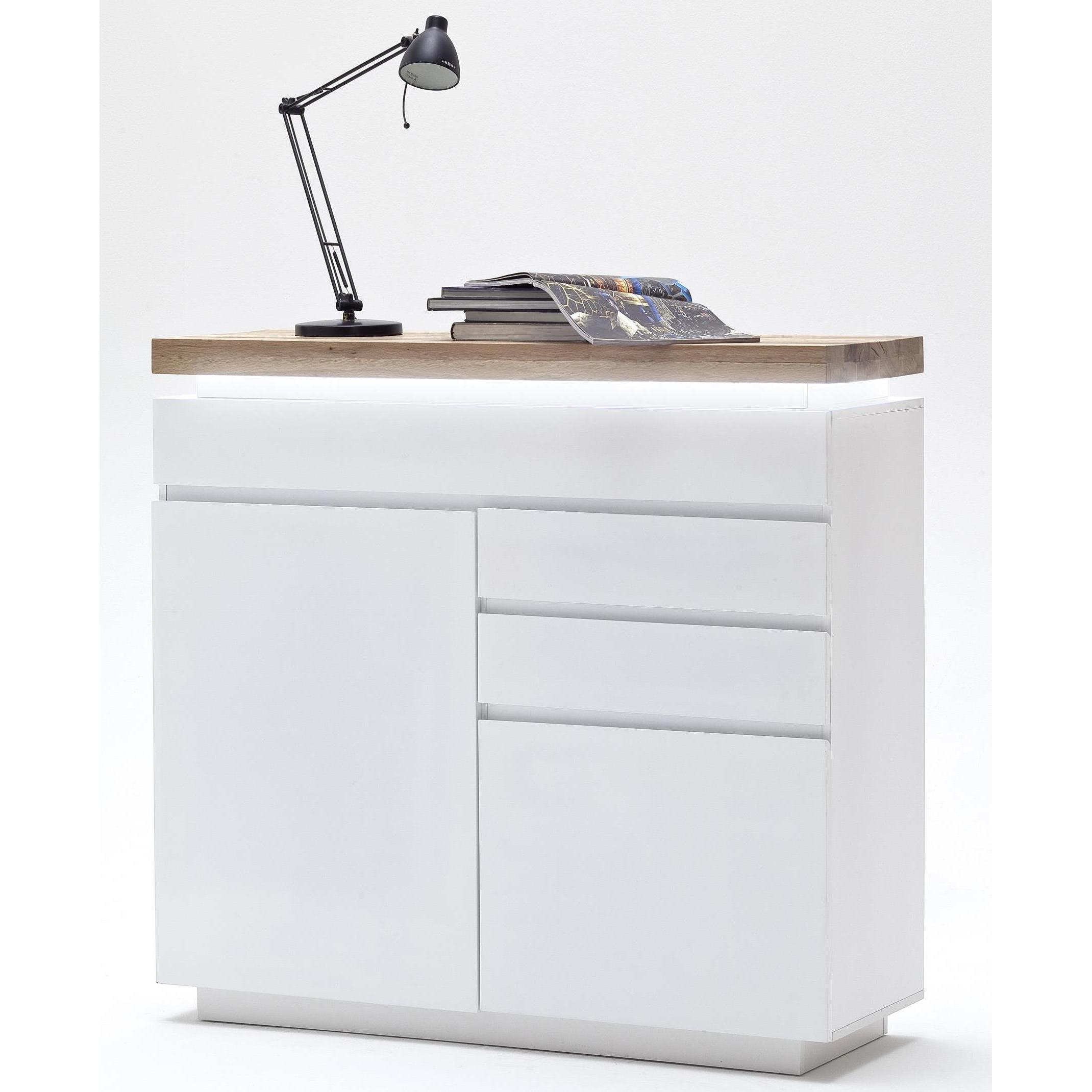 Robas Lund, Kommode + Sideboard, Romina (120 x 40 x 114 cm)