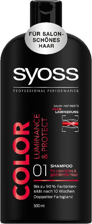 Actual product image Syoss Color Luminance & Protect (500 ml, Liquid shampoo)