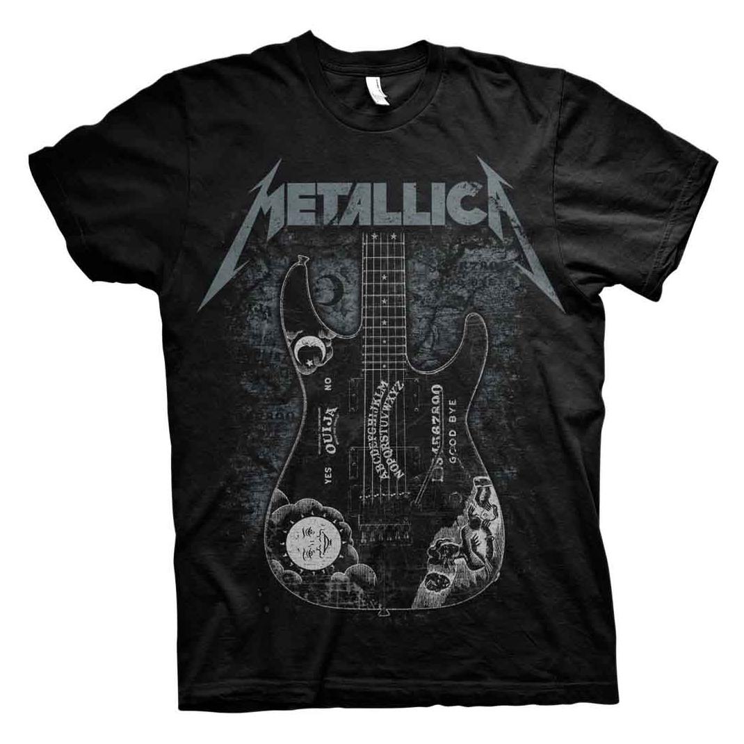 Metallica, Damen, Shirts, Hammett Ouija Guitar, Schwarz, (L)