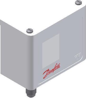 Produktbild Danfoss KP7W - Pressostat, 4-10 bar, Auto, Flare, 1/4", IP44