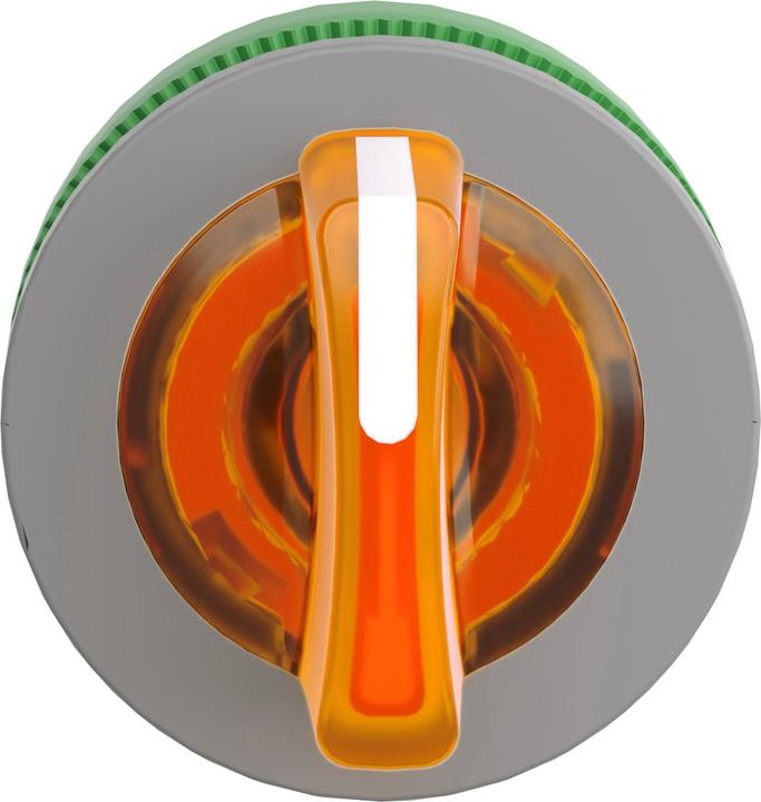 Actual product image Schneider Electric Illuminated selector switch, front, plastic, ZB5FK1353C0