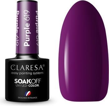 Produktbild Claresa Soak Off UV/LED Purple hybrid polish 619 5g (Lila, UV-Gel Lack)