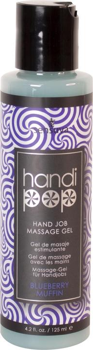 Image du produit Sensuva Handipop Handjob Massage Gel Blueberry Muffin 125 ml (125 ml)