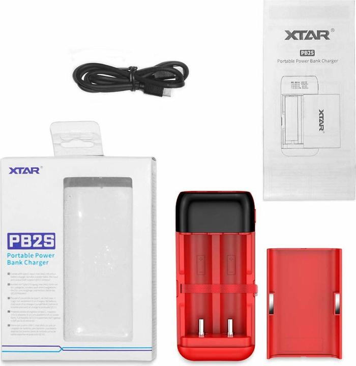 Actual product image Xtar PB2S (1 pcs., 18650, 20700, 21700, Chargers without battery)