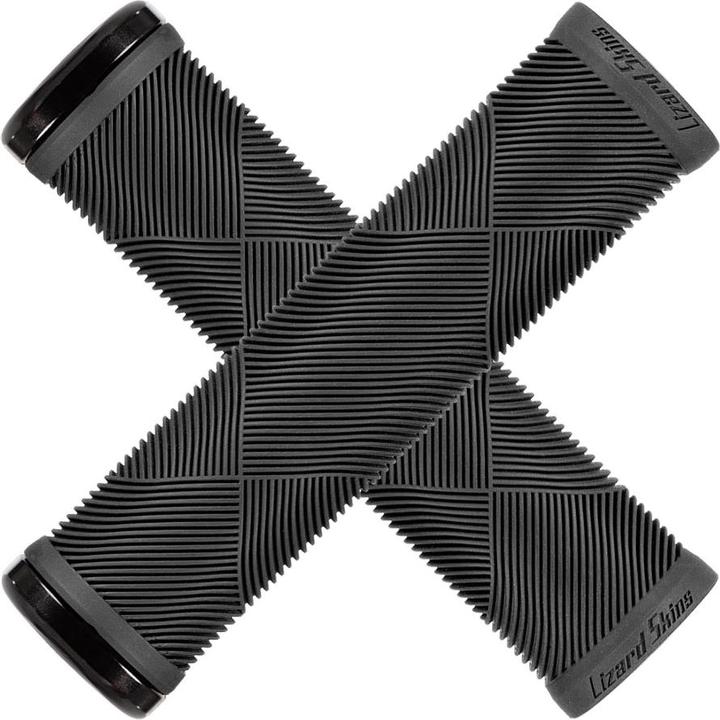 Productafbeelding MGA Umarmungen der Echsenskins Lenkradverlust Einseitiger Lock-On Strata-Jet Black Klamra 130 mm (neu 20