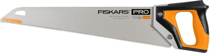 Immagine prodotto Fiskars Sega manuale Pro per legno, laminato e PVC, lunghezza lama: 50 cm, 9 TPI, Nero/Arancione, PowerT