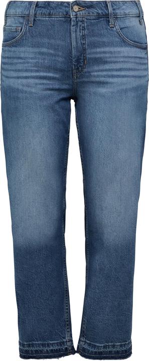 Produktbild S.Oliver Jeans-Hose Cropped Jeans / Straight Fit / Mid Rise / Straight Leg / mit Saumdetails (54)