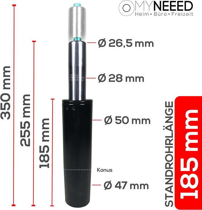 Actual product image MyNeeed Gasdruckfeder