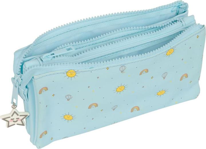 Actual product image Mickey Mouse Club House Triple multipurpose case Mickey Mouse Clubhouse Baby Light blue 22 x 12 x 3 cm