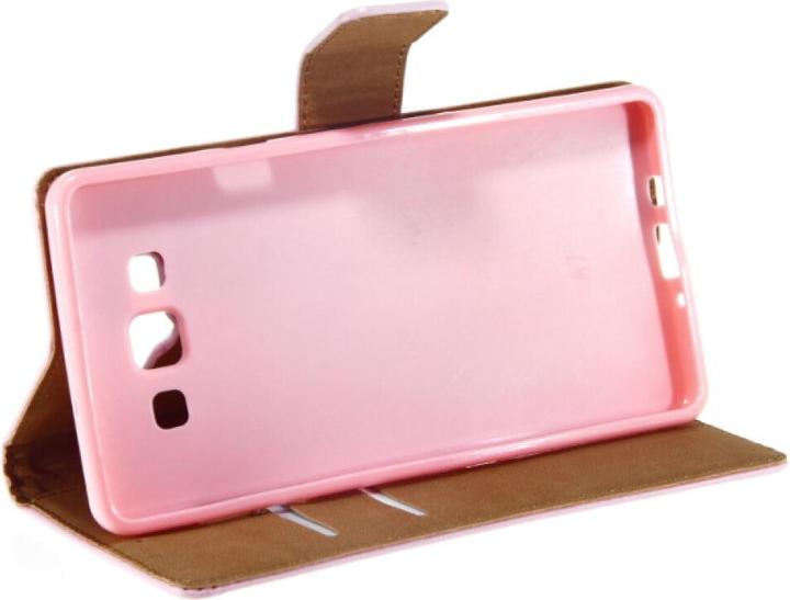 Produktbild OEM Slim Leather Book Case for Galaxy A7 - pink 4250710560882 (Samsung Galaxy A7)