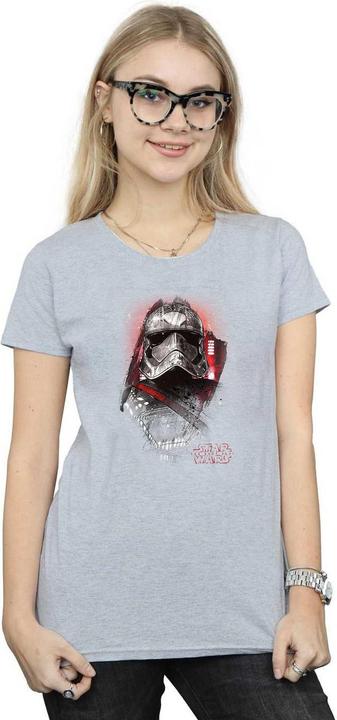 Actual product image Star Wars Womens/Ladies The Last Jedi Captain Phasma Brushed Cotton T-Shirt (XXL)