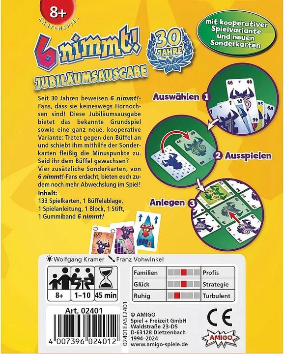 Produktbild Amigo 6 nimmt! (Deutsch, 2 - 10 Spieler)