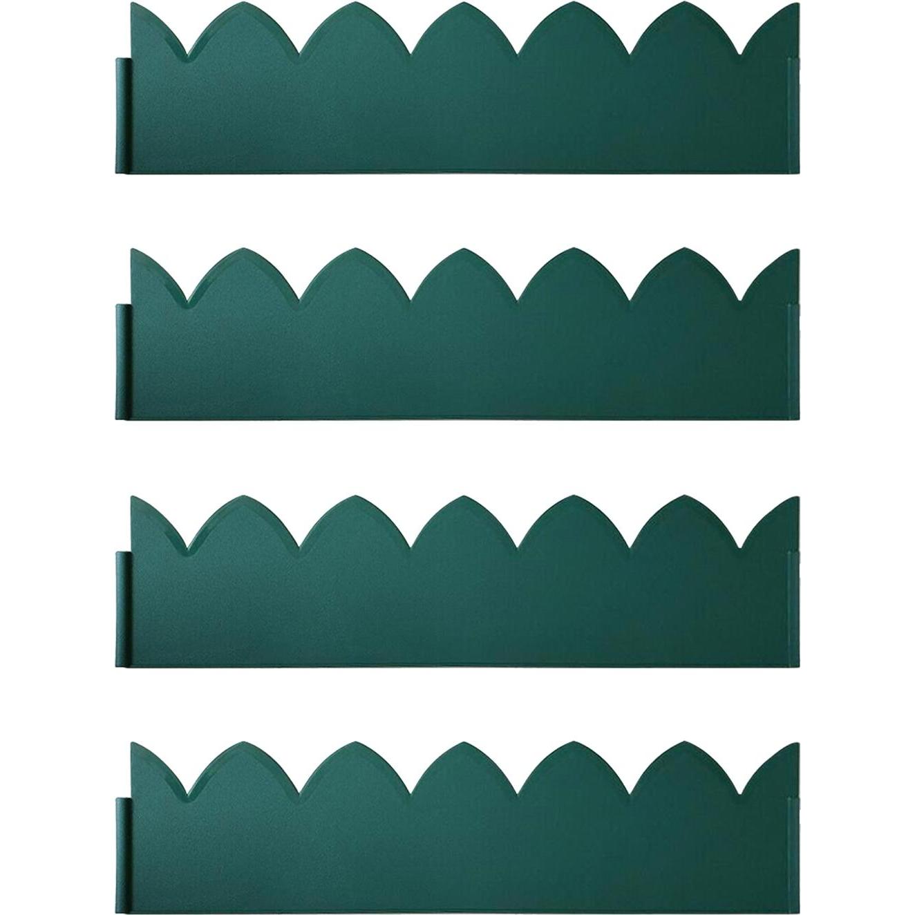 HTI-Living, Rasenkante, Beetumrandung Nessa Spitzbogen 4-teilig Grün (258 cm)