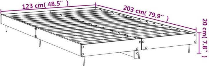 Produktbild vidaXL Bettgestell (120 x 200 cm)