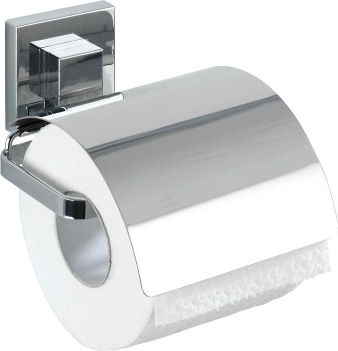 Produktbild Wenko WC-Garnitur Quadro silber Metall