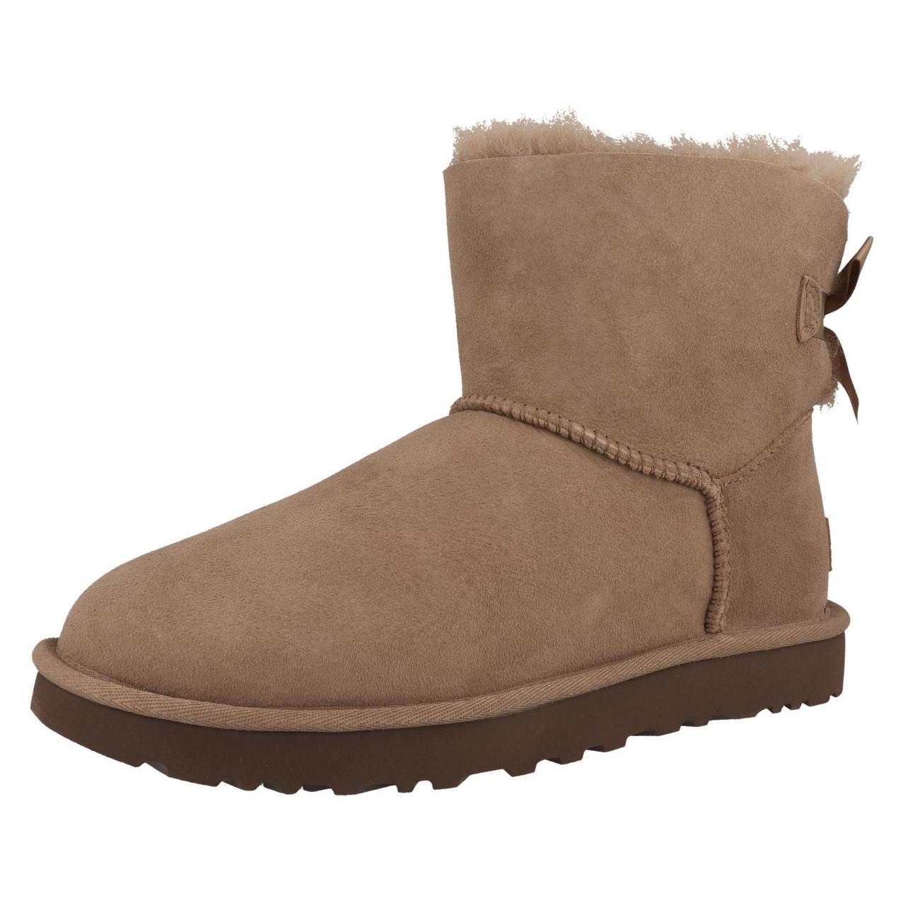 Ugg, Damen, Boots + Stiefel, Mini Bailey Bow Ii, Braun, (40)