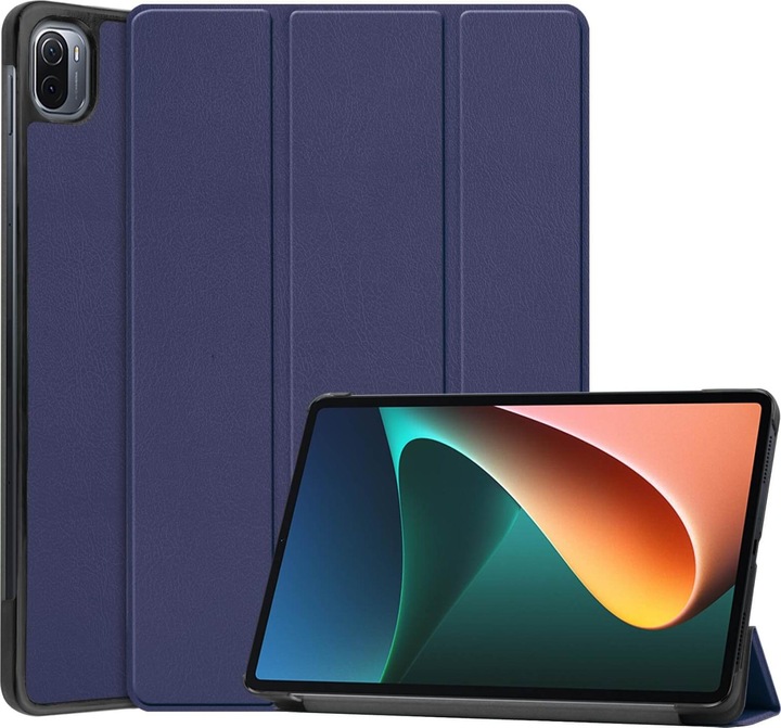 Cover-Discount Xiaomi Pad 5 - Tri-fold Smart Case dunkelblau (Xiaomi Pad 5)