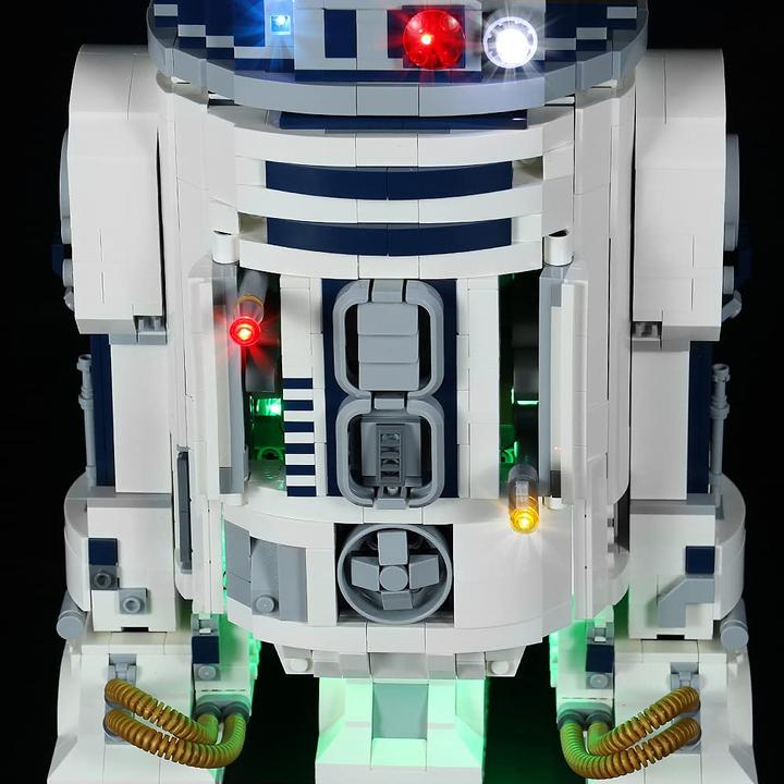 Image du produit BrickBling Set de lumière LED pour LEGO Star Wars : R2-D2 (75308) incl. télécommande