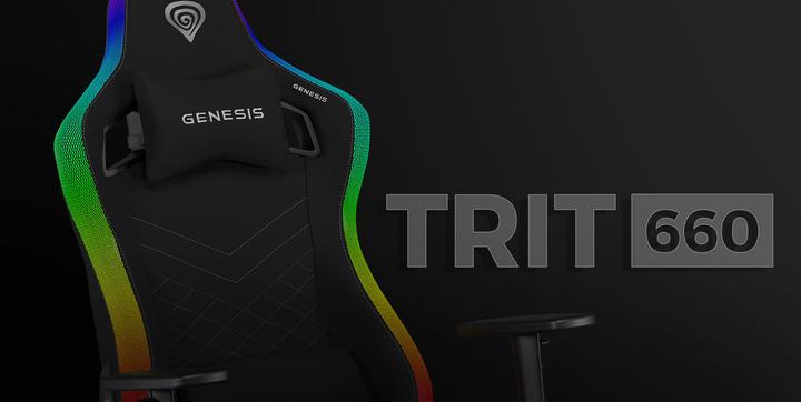 Actual product image Genesis Computer chairs / desks Gaming Chair | Trit 660 RGB | Black