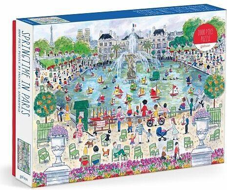 Actual product image Abrams & Chronicle Michael Storrings Springtime in Paris 1000 Piece Puzzle (1000 pieces)