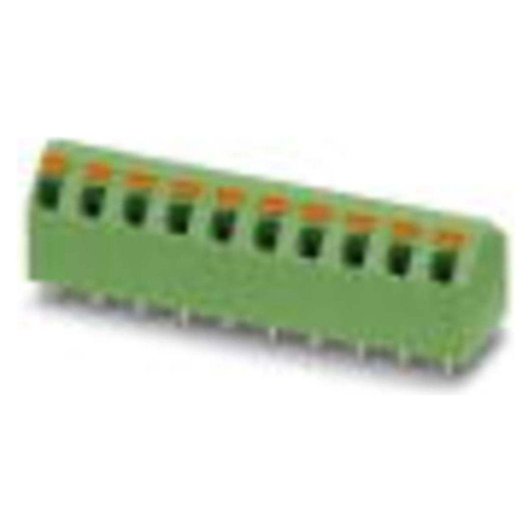 Phoenix Contact PHOE Leiterplatten-Anschlussklemme, Elektronikkabel + Stecker, Grün
