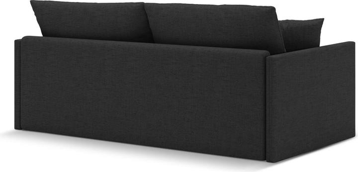 Actual product image Cosmopolitan Design Sofa With Bed Function, "Shannon", 3 Seats, Anthracite, 209x94x87 Made in Europe (3-seater)