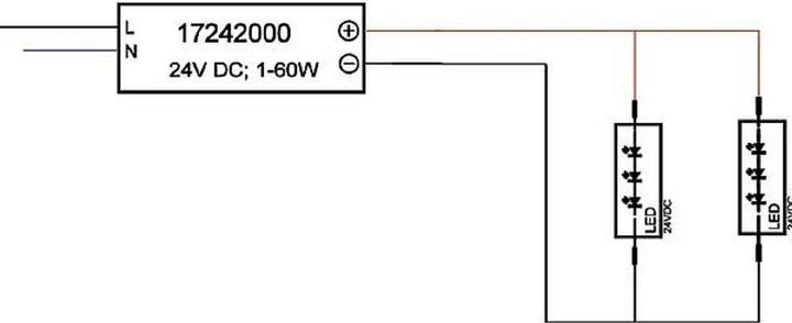 Actual product image Brumberg LED power supply