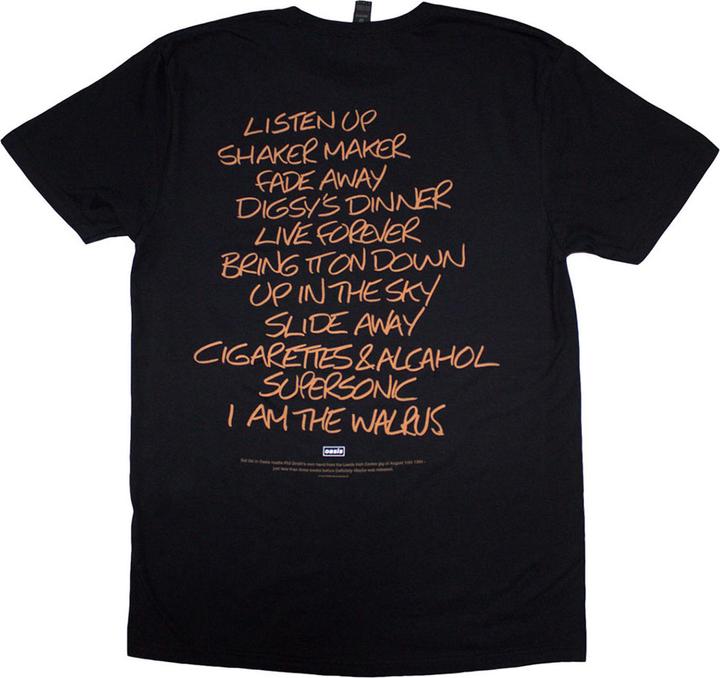 Produktbild Oasis Definitely Maybe AAA Setlist TShirt (XL)